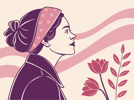 International Women's Day Banner. Multiracial Group of Women.の写真素材