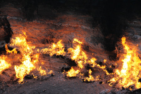 Darvaza Gas Crater, Karakum Desert, Turkmenistan.