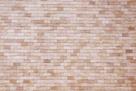 Background of brick wall texture cream and yellow color.