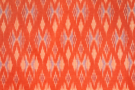 Thai silk fabric pattern background