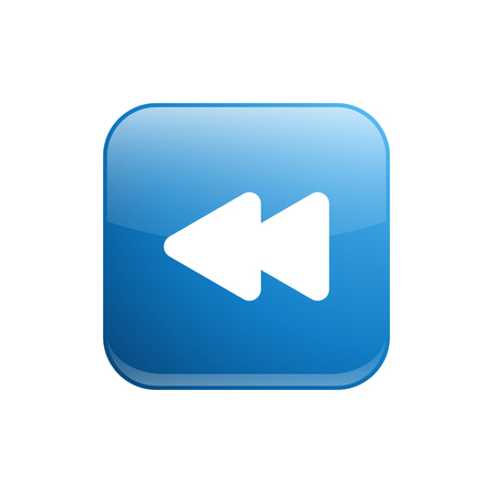 Modern Fast Backward Icon Button Logoのイラスト素材
