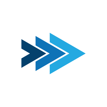 Modern Arrow Icon Logo Templateのイラスト素材