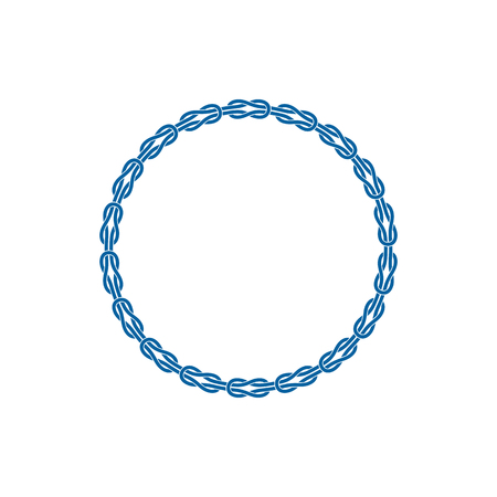 Unique Knot Infinity Border Logo Design Template for fashion business health company decoration with modern high end lookのイラスト素材