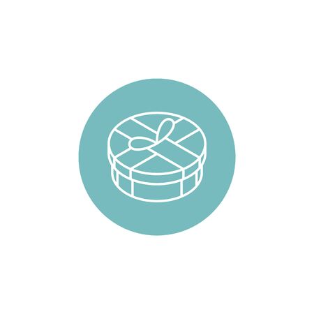 Modern Gift Icons Isometric 3d for electronic commerce store all company shopping business internet with high end lookのイラスト素材