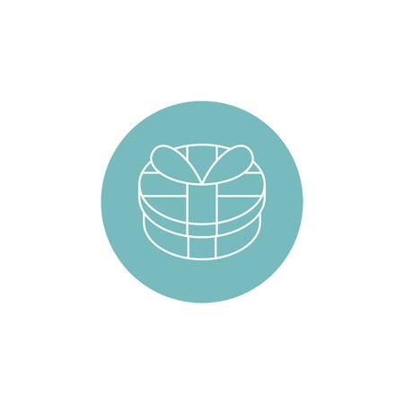 Modern Gift Icons Isometric 3d for electronic commerce store all company shopping business internet with high end lookのイラスト素材