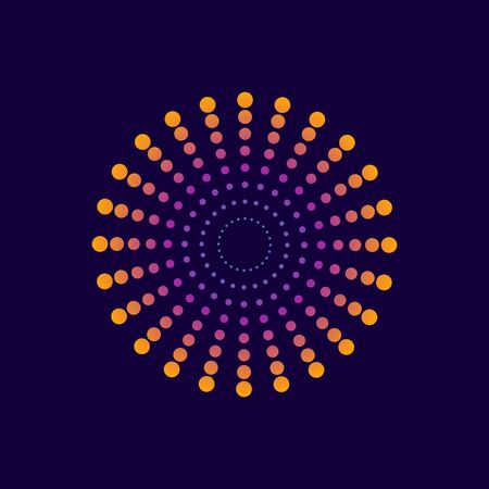 Modern Abstract Firework Spark Light Beam Design Template for Autism, Healthcare, Personal Encouragement, Company Sign, Celebrationのイラスト素材