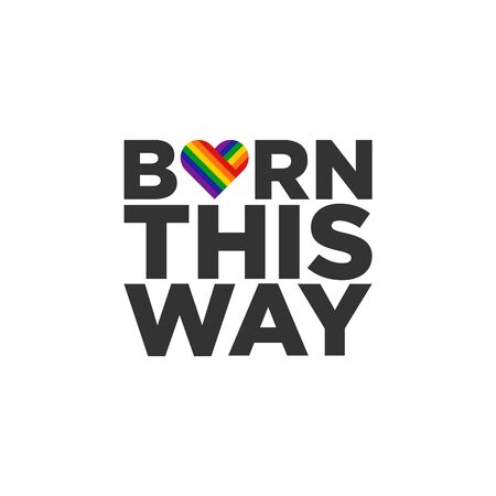 LGBTQ Plus Rainbow Flag Lesbian Gay Bisexual and Transgender Pride Vector Template Design Element with modern high end lookのイラスト素材