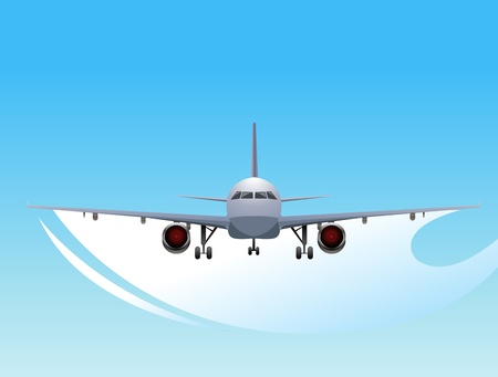 Airplane Illustrationのイラスト素材