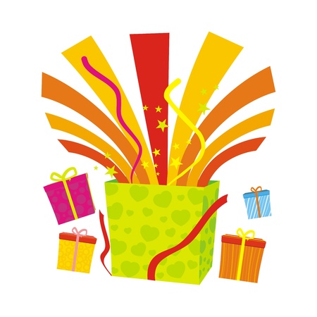 Gifts Illustrationのイラスト素材