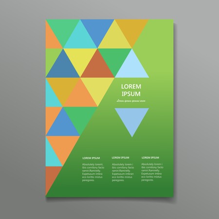 business flyer, brochure vector  templateのイラスト素材