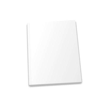 Blank magazine template on light background.  illustration.の写真素材