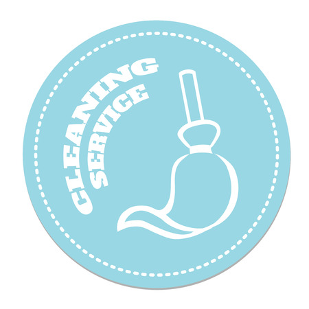 Cleaning Service logoのイラスト素材