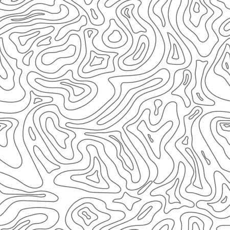 Topographic Map Seamless Pattern.のイラスト素材