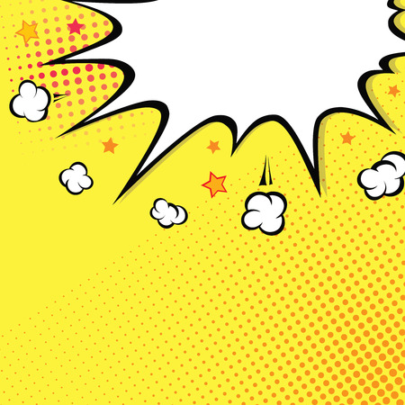 Boom. Comic book explosion on top. background Pop art vectorのイラスト素材