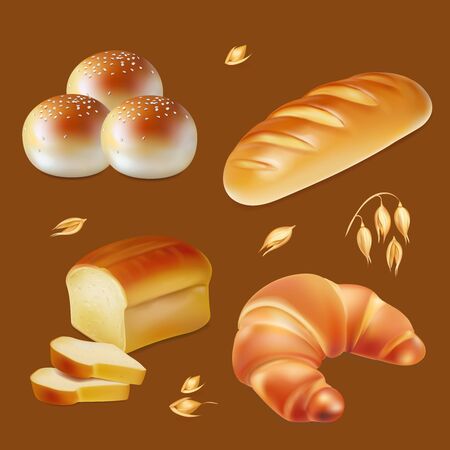 Different types of Breadの写真素材