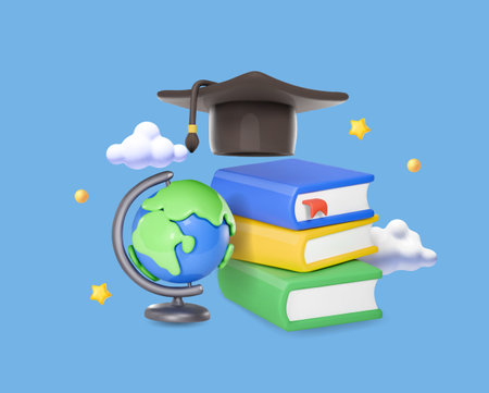 School concept design. Education and learningのイラスト素材