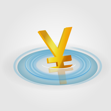 Yen Ripple Currencyのイラスト素材