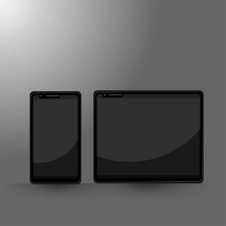 smart phone mockupのイラスト素材