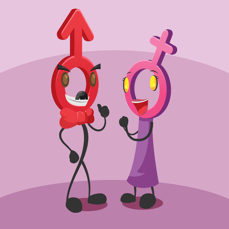 Sex Symbol Character Mascot Cartoon Vectorのイラスト素材