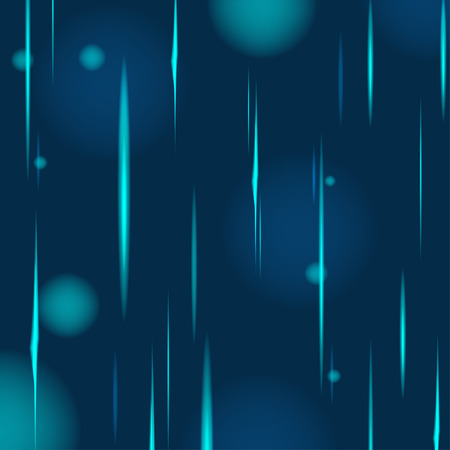 Abstract Blue Rain Glow Background Vectorのイラスト素材