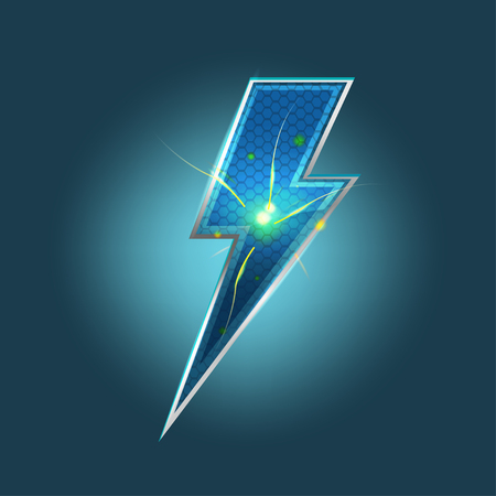 Lightning Spark Bolt Icon Symbol Vectorのイラスト素材