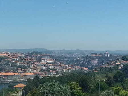 Photos of D. Luis Bridge, Douro River and Sunset at Porto, Portugal