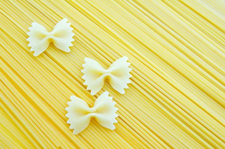 Spaghetti elegantの写真素材