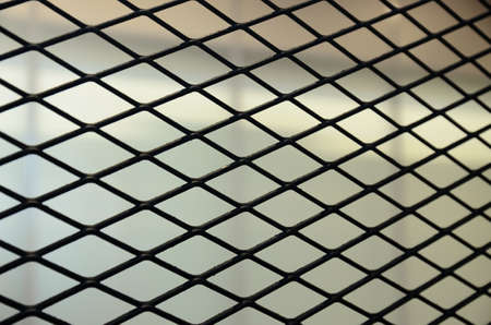 beautiful black metal fence background