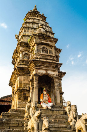 Durbar square in Bhaktapurのeditorial素材