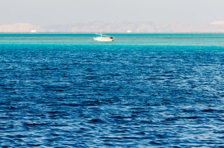 Fishermen go to the Red Sea to fish. Egyptの写真素材