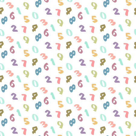 A Seamless fabric. Set of multicolored figure. Stock vector.のイラスト素材