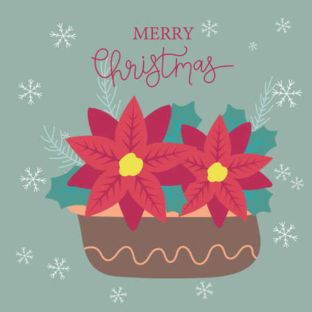 Merry Christmas background. Vector with Christmas elements.のイラスト素材