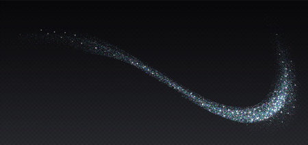 Holographic glitter splashes, shiny iridescent confetti, shimmer spray effectのイラスト素材