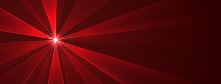 Red lasers background., glowing rays or neon beams, bright futuristic backdrop..のイラスト素材
