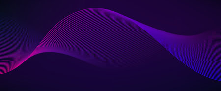 Soundwave abstract music background. Graphic sound wave or equalizer concept.のイラスト素材