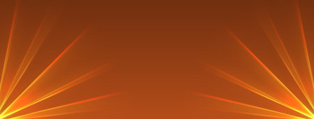 Orange lasers background., glowing rays or neon beams, bright futuristic backdrop..のイラスト素材