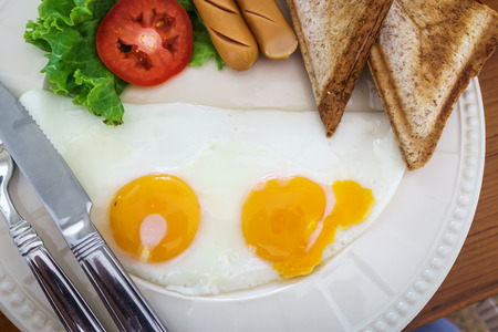 Simple Breakfast Foodの写真素材