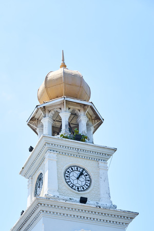 Penang, Malaysia - February 12, 2017: Queen Victoria Memorial Clock Tower at Penang, Malasia.のeditorial素材