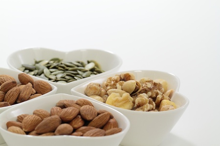 Mix nut    Almond   Pumpkin seedの写真素材