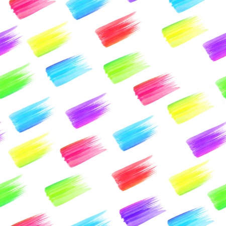 Seamless rainbow colorful stains patternのイラスト素材