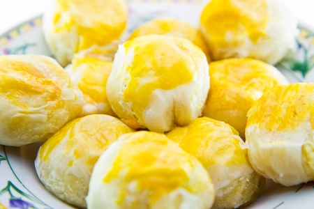 Thai dessert on white backgroundの写真素材