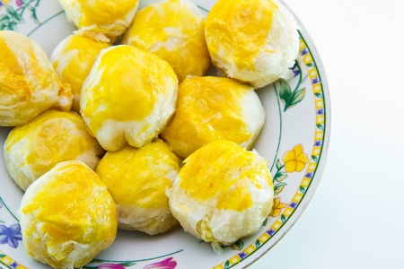 Thai dessert on white background