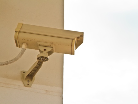 CCTV security camera at home