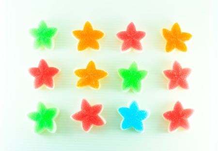 Thai dessert star on white background