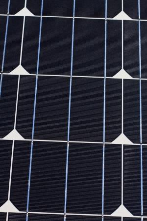 Close up solar panelの写真素材