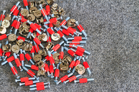Several screws is close up, You can use background