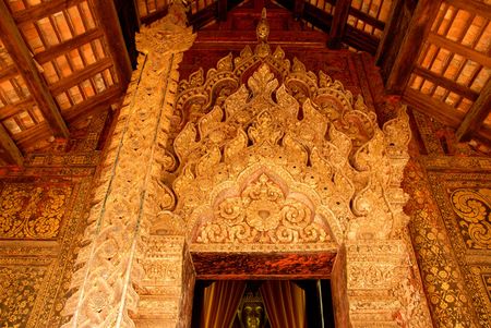 molded figure in temple of Thailand 