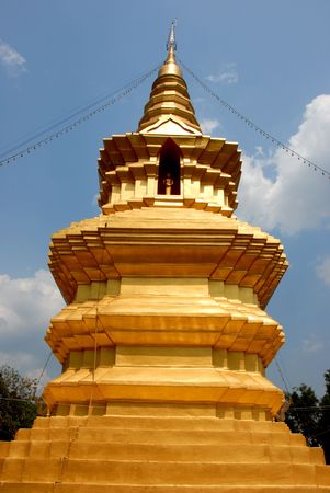 molded figure in temple of Thailand の写真素材