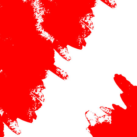 Abstract grunge red background with copy space, isolated on white background. Vector illustrationのイラスト素材