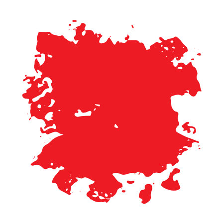 red grunge brush. Abstract background. Hand drawn vector element. Design for headline, and sale bannerのイラスト素材